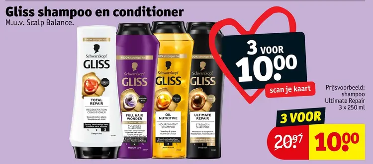 Aanbieding: Shampoo en conditioner
