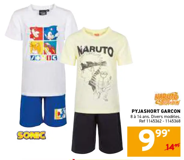 Offre: Pyjashort garcon