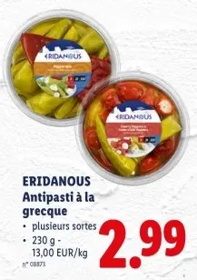 Offre: Antipasti à la grecque