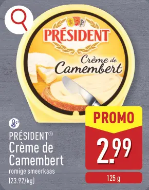 Promotie: Crème de Camembert