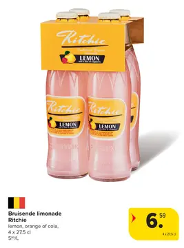 Aanbieding: Bruisende limonade Ritchie