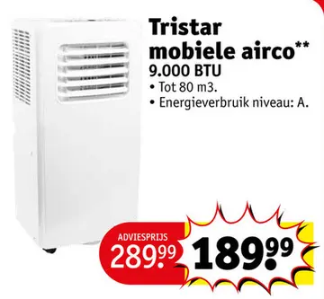 Aanbieding: Tristar mobiele airco