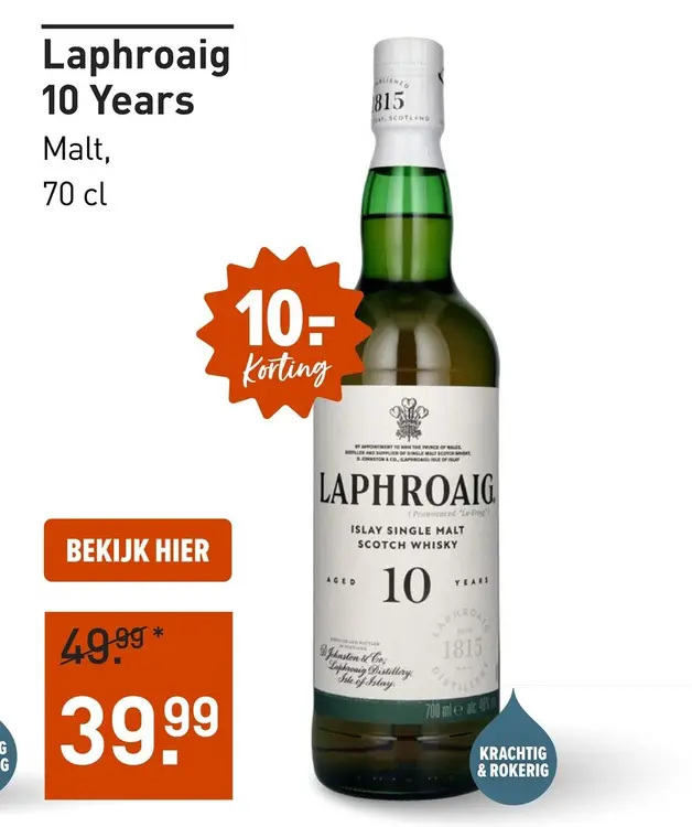 Aanbieding: Laphroaig 10 Years