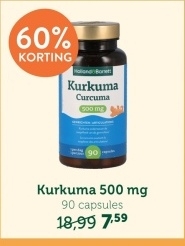 Aanbieding: Holland & Barrett Kurkuma 500mg - 240 capsules