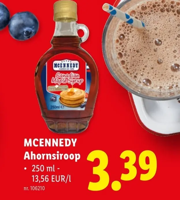 Promotie: MCENNEDY ahornsiroop