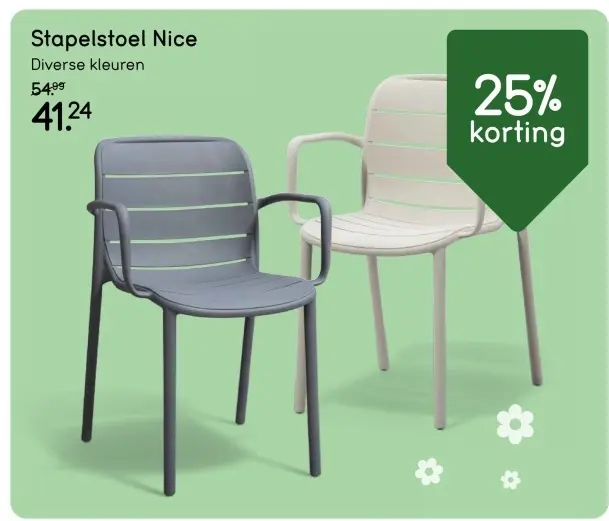 Aanbieding: Stapelstoel Nice