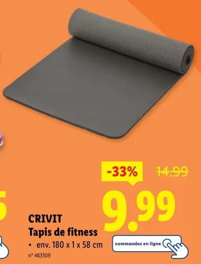 Offre: Tapis de fitness