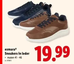 Promotie: Sneakers in leder