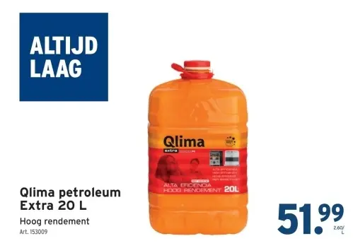 Aanbieding: Qlima petroleum Extra