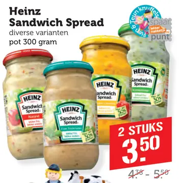 Aanbieding: Heinz Sandwich Spread