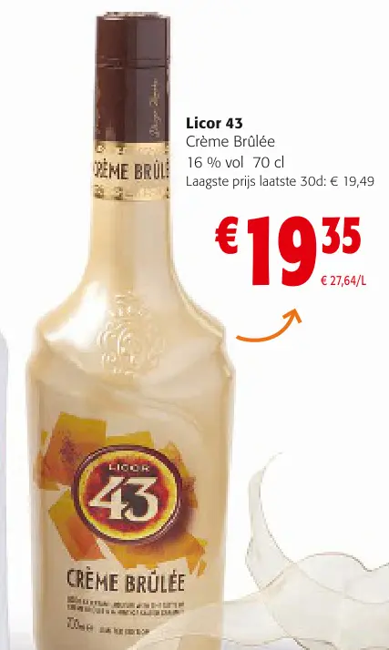 Promotie: Licor 43 Crème Brûlée