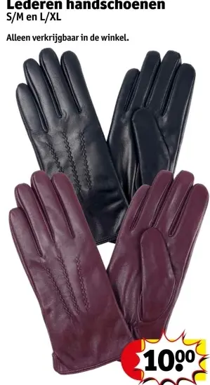Aanbieding: Lederen handschoenen