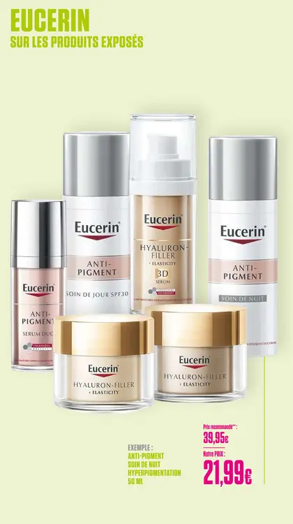 Offre: Eucerin Anti-Pigment Soin de Nuit Hyperpigmentation avec pompe 50ml - Eucerin
