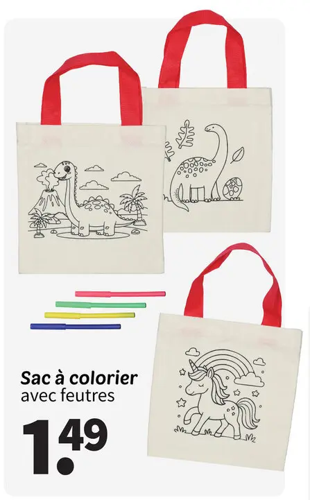 Offre: Sac à colorier
