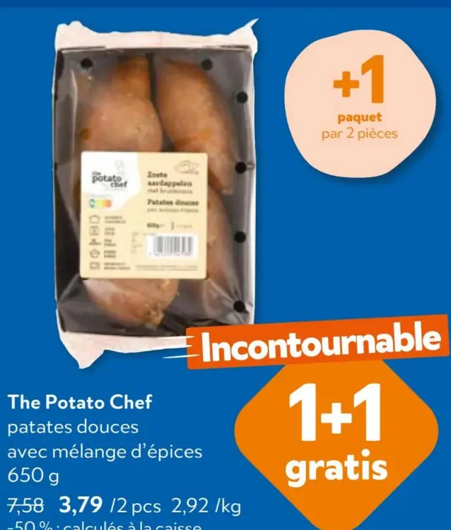 Offre: Patates douces avec mélange d'épices