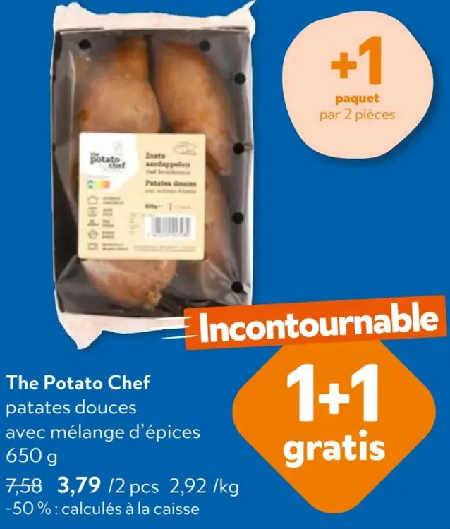Offre: Patates douces avec mélange d'épices
