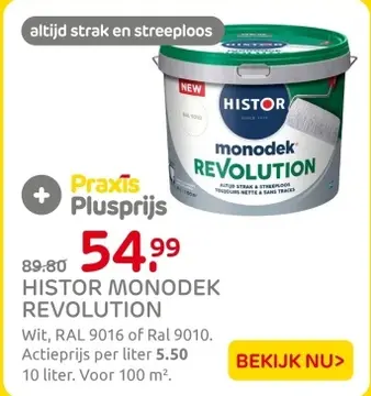 Aanbieding: Histor monodek revolution