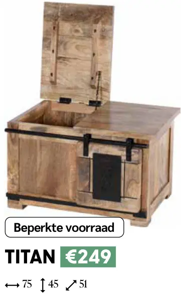 Promotie: Opbergkist Titan