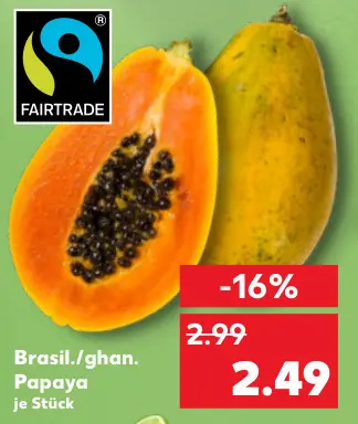 Aanbieding: Papaya