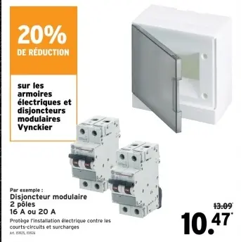 Offre: Disjoncteur modulaire