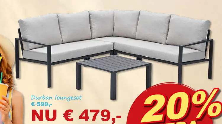 Aanbieding: Durban loungeset