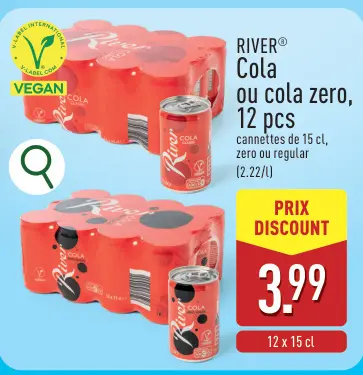 Offre: Cola ou cola zero