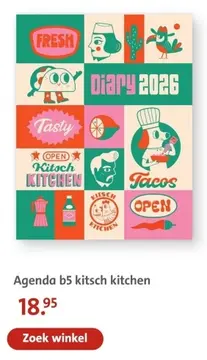 Aanbieding: Agenda b5 kitsch kitchen