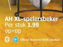 Aanbieding: AH XL-spelersbeker