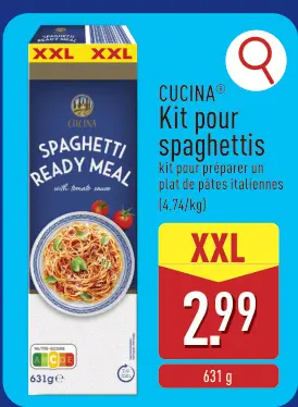 Offre: Kit pour spaghettis Spaghetti Ready Meal