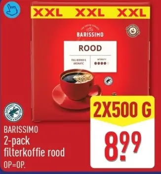 Aanbieding: Filterkoffie rood