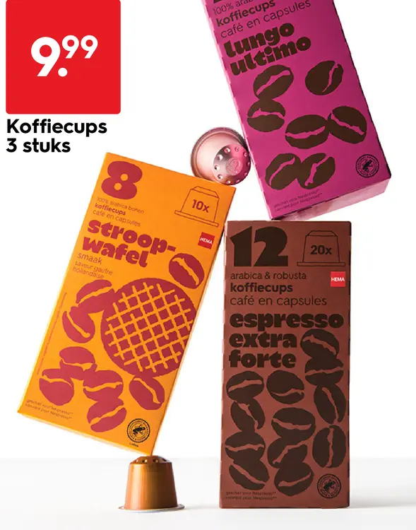 Promotie: Koffiecups