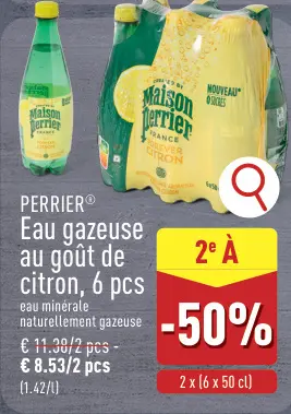 Offre: Eau gazeuse au goût de citron