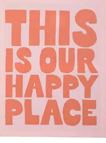 Aanbieding: This is our happy place