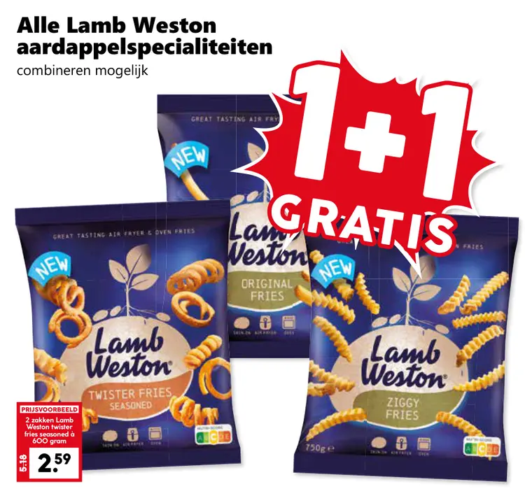 Aanbieding: Lamb Weston aardappelspecialiteiten
