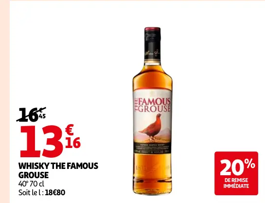 Offre: Whisky The Famous Grouse