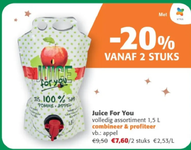 Promotie: Juice For You