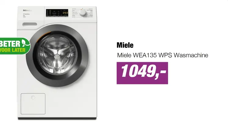 Aanbieding: Miele WEA135 WPS Wasmachine