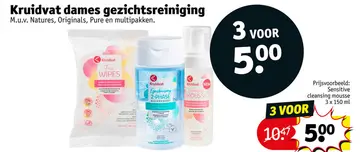 Aanbieding: Kruidvat dames gezichtsreiniging