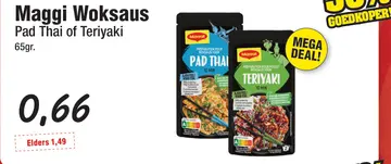 Aanbieding: Maggi Woksaus Pad Thai of Teriyaki