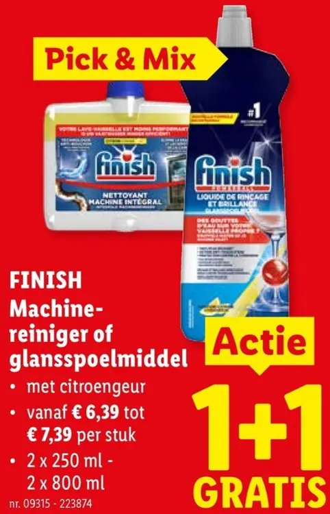 Promotie: Machinereiniger of glansspoelmiddel