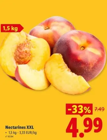 Offre: Nectarines XXL