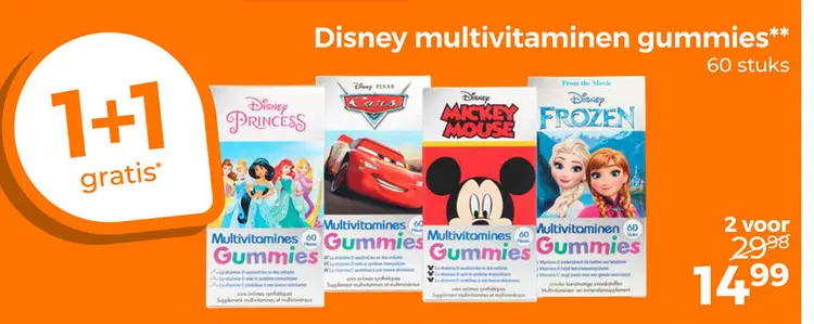 Aanbieding: multivitaminen gummies