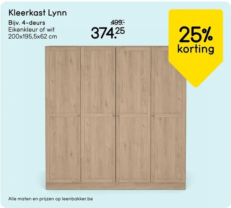 Promotie: Kleerkast Lynn