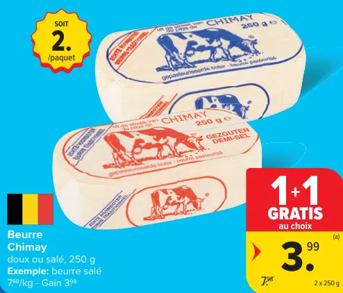 Offre: Chimay Beurre