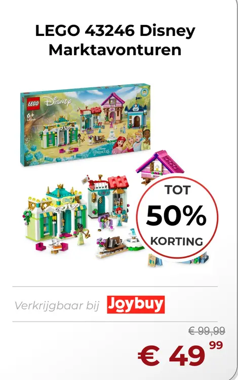 Aanbieding: LEGO 43246 Disney Marktavonturen