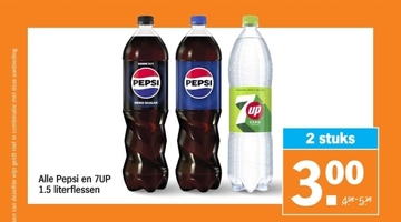 Aanbieding: Pepsi en 7UP