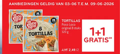 Promotie: Tortillas