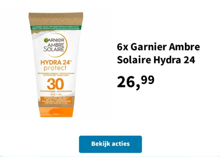 Promotie: Ambre Solaire Hydra 24