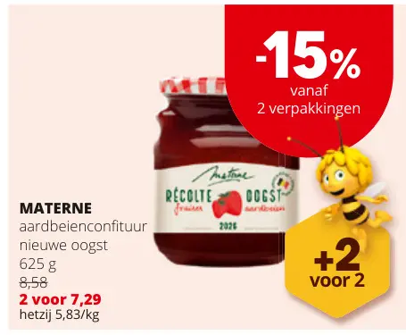 Promotie: aardbeienconfituur