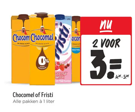 Aanbieding: Chocomel of Fristi